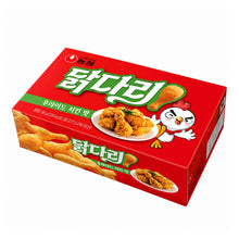 Snack coréen Nongshim Tteokdari goût poulet frit 66g, snack croustillant coréen saveur poulet pour apéritif