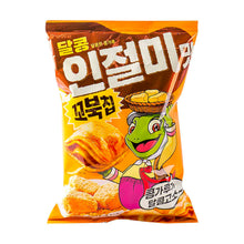 꼬북칩 인절미 Kkobukchip Injeulmi Snack Saveur de Gâteau Coréen 80G [Orion]