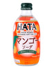 Hatakosen Mango Soda 300ml, bouteille de soda japonais à la mangue.