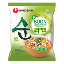 순라면 Soon Veggie Ramyeon 112G [Nongshim] DDM 20.08.2026