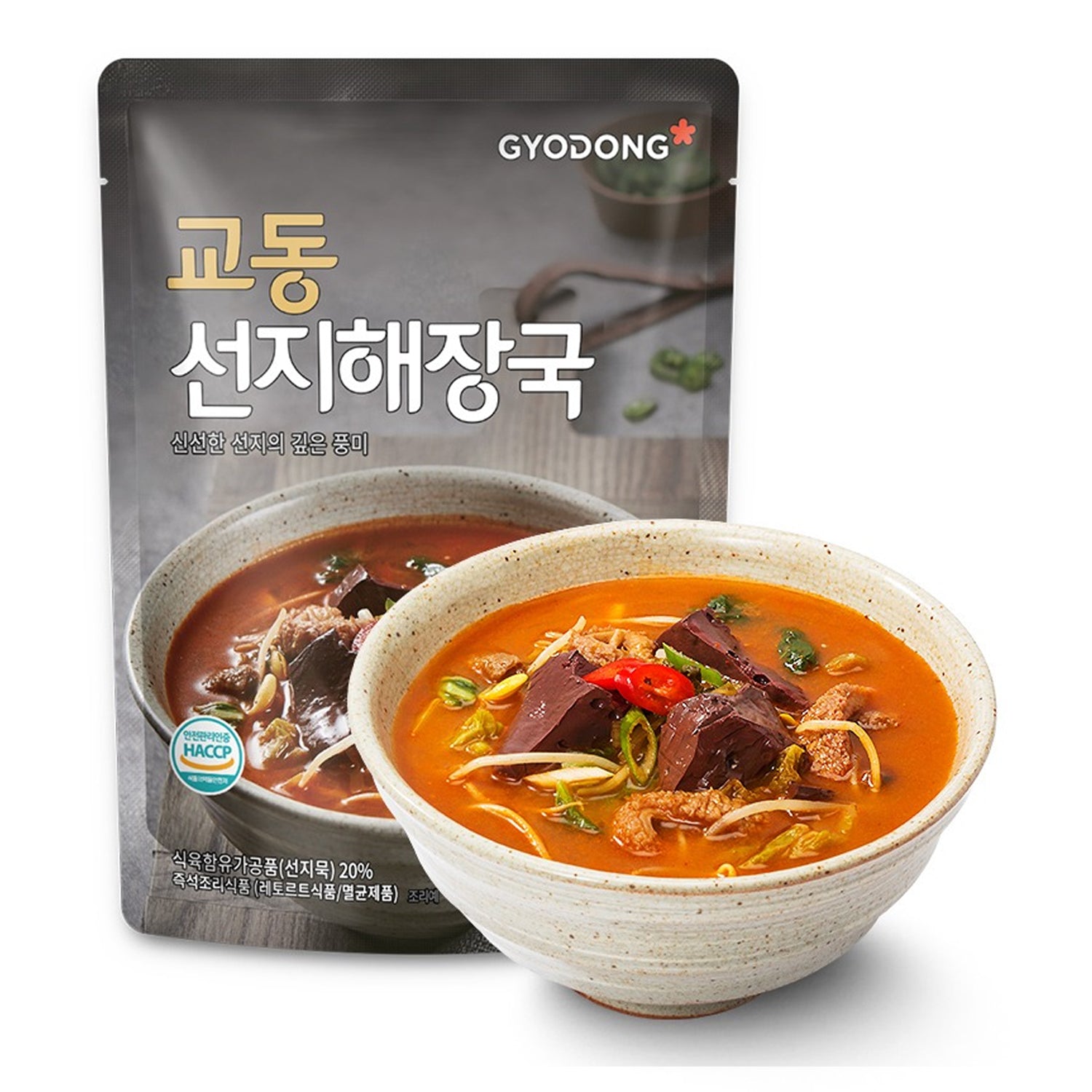 Soupe Coréenne au Sang Coagulé 500G [Gyodong]– ACEMARTmall PARIS