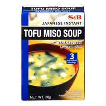 즉석 두부 미소국 Soupe miso instantanée au tofu 30G [S&B] DDM 05.01.2027
