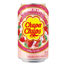 스파클링 츄파춥스 딸기크림 Sparkling Chupa Chups Boisson Saveur de Crème Fraise 345ML [Namyang]
