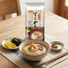 도모시라가 소면 Tomoshiraga Somen Nouille de Blé 453G [Sukina]