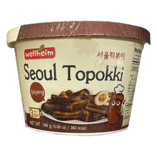 서울 떡볶이 달콤짜장 Tteokbokki Saveur Jjajang en Bol 144G [Wellheim] DDM 14.11.2025