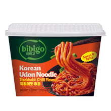 떡볶이맛 우동 컵 Udon tteokbokki chilli en Bol 187.2G [Bibigo] DDM 27.05.2026