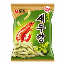 농심 와사비 새우깡 Ventes intérieures de craquelins de crevettes au wasabi 70G [Nongshim] DDM 12.02.2026
