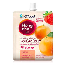 홍초 딸기 자몽 곤약젤리 Vinaigre à Boire Gelée de Konjac à la Fraise et au Pamplemousse 180G [Chungjungone]