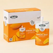 Vivid Kitchen DONGWON gelée de konjac à la mangue sans sucre 150 g, boîte de 10 sachets