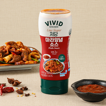 Sauce mala coréenne Vivid Kitchen Low Sugar 320g, sauce asiatique épicée allégée en sucre avec saveur mala pour plats sautés et cuisine coréenne
