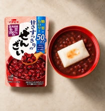 Ichibiki Zenzai, porridge japonais aux haricots rouges d’Hokkaido avec mochi, réduit de 50 % en sucre et en calories, 140 g.