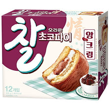 Orion Chal Chocopie Gateau Au Crème De Haricots Rouges 12P 336G