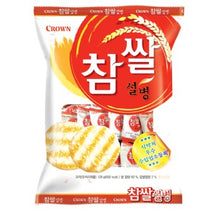 참쌀 설병 Chamssal Seul byung Snack de Riz 10P 128G [Crown] DDM 12.11.2025
