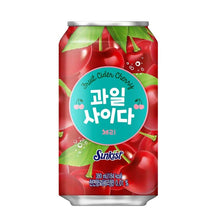 썬키스트 과일사이다 체리 Sunkist Cider Cerry Boisson Saveur de Cerise en Canette 355ML [Haitai]