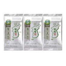 지도표 재래 도시락김 3개입 Jidopyo Petits Feuilles d’Algues Assaisonnées (4G*3P) 12G [Seongkyeong]