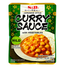 Curry Végétarien Instantané Non Épicé Mild 210G [S&B]