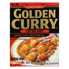 Golden Curry Végétarien Instantané Épicé Hot 230G [S&B] DDM 24.03.2027