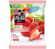 곤약젤리(딸기맛) Konnyaku Jelly Pouch Fraise 120G (20G*6P) [Orihiro]