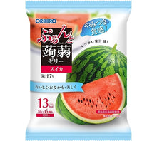 곤약젤리(수박맛) Konnyaku Jelly Pouch Watermelon 120G (20G*6P) [Orihiro] DDM 31.12.2025