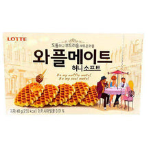 와플메이트 Waffle Mate Biscuit 6Pcs 144G [Lotte]