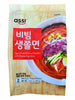 비빔 생 쫄면 2인분 Bibim Saeng Jjolmyeon Nouilles Dures avec Sauce Pimentée pour 2 Pers 420G [Assi] DDM 02.04.2025