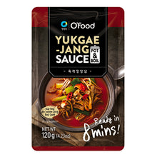 O'Food 육개장 양념 Sauce Épicée pour Yukgaejang Soupe de Bœuf Épicée 120G [Chungjungone]