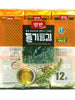 양반 들기름 도시락김 12개입 Yangban Petits Feuilles d’Algues Assaisonnées à l'Huile de Perilla (5G*12P) 60G [Dongwon]