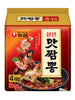 삼선 맛짬뽕 멀티팩 4개입 Samsun Mat Jjampong Multi (130G*4) [Nongshim] DLC 06.06.2024