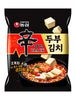Shin Ramen Black Tofu Kimchi Domestique 127G [Nongshim] DLC 21.03.2024