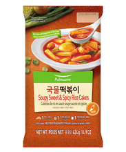 Fresh / 국물 떡볶이 Gukmul-Soupe tteokbokki Kit Épicée Plat Instantané 2Pers 424G [Pulmuone] DDM 03.11.2024