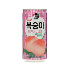 참맑은 복숭아 캔 Chammalgun Jus de Pêche Canette 175ML [Daeil]