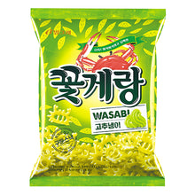 Binggrae Kkotgaerang Wasabi Snack Saveur De Crabe Au Wasabi 70G